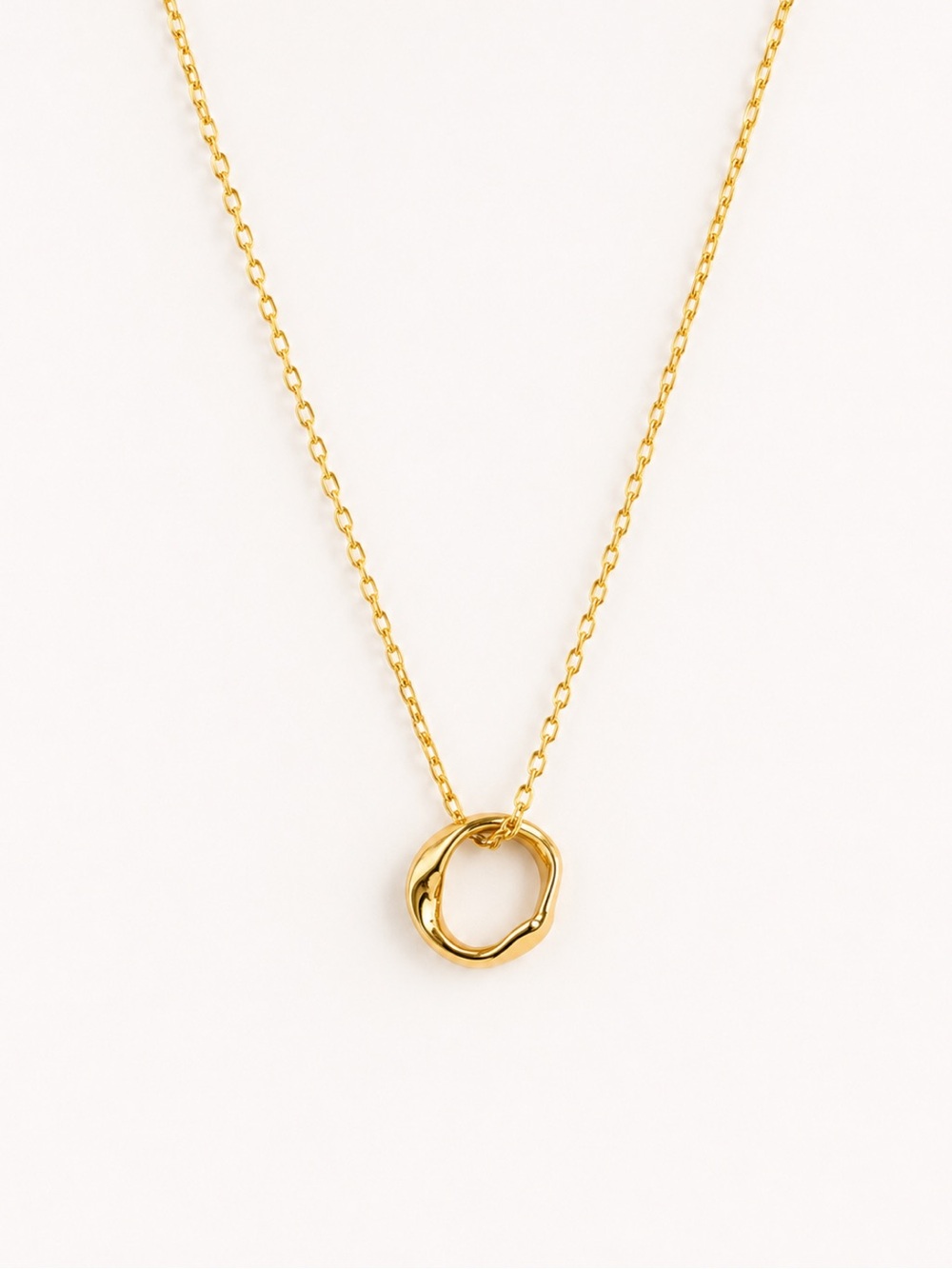 Circle Gold Necklace